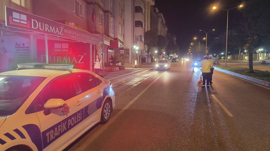 Kütahya’da trafik polisleri tarafından