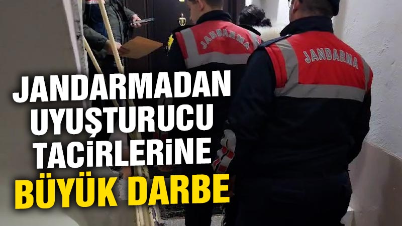 Kütahya’da jandarmadan uyuşturucu operasyonu, 4 kişi tutuklandı