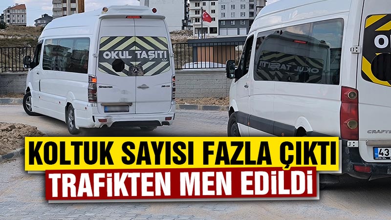 Kütahya’da okul servislerinde sıkı denetim