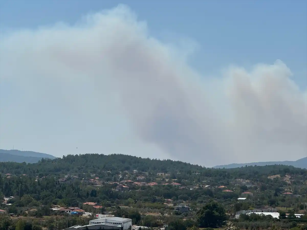 Muğlada Orman Yangini Müdahaleler Devam Ediyor