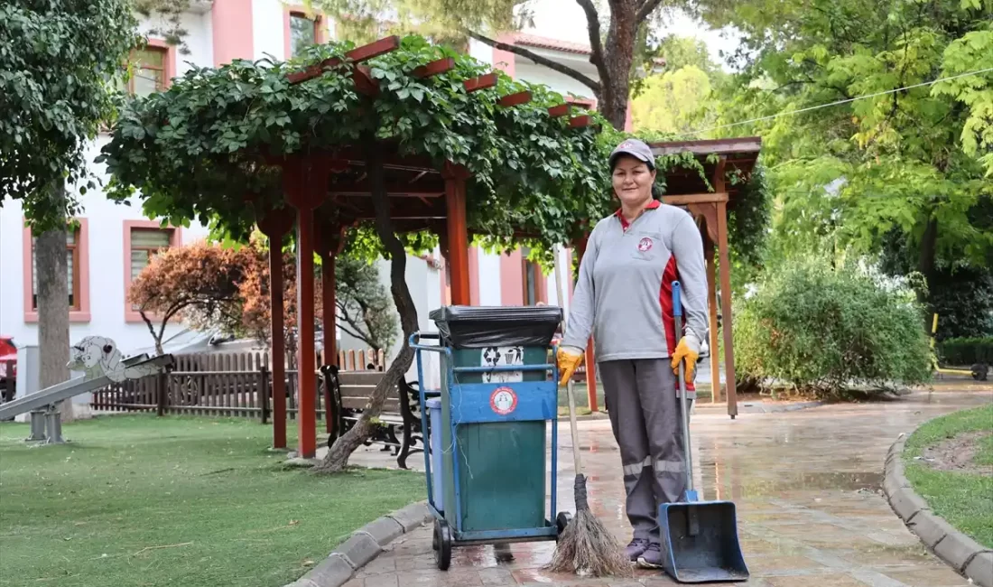 Muğla'da temizlik işçisi Sakine