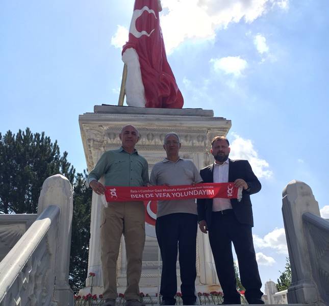 Şehit Torunu, Kütahya’da dedesinin savaştığı toprakları ziyaret etti