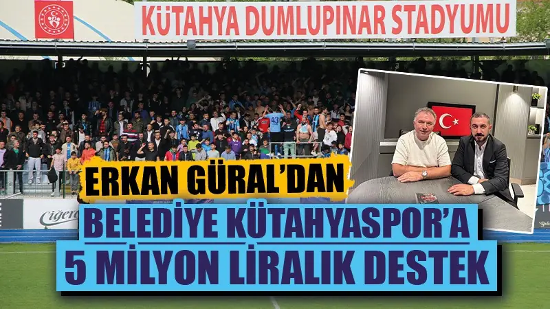 Belediye Kütahyaspor’a maddi destekler sürüyor 