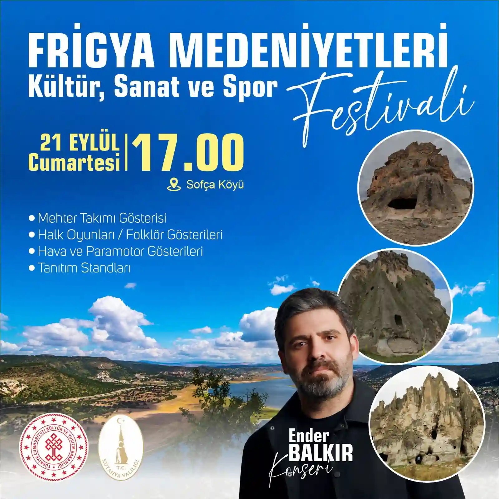 Kütahya Frigya Festivaline ev sahipliği yapacak