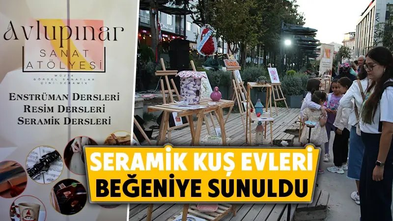 Kütahya’da seramik kuş evleri tam not aldı 