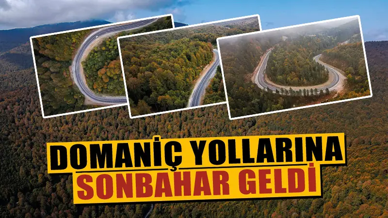 Kütahya Domaniç Dağları’na sonbahar geldi