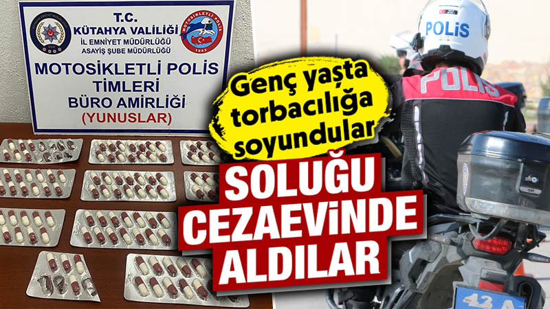 Kütahya’da torbacılık yöntemiyle uyuşturucu