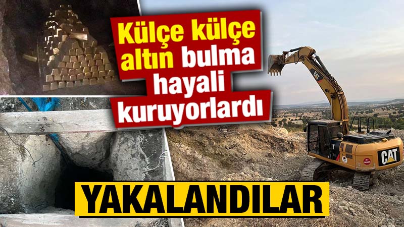 Kütahya’nın Gediz ilçesinde, külçe