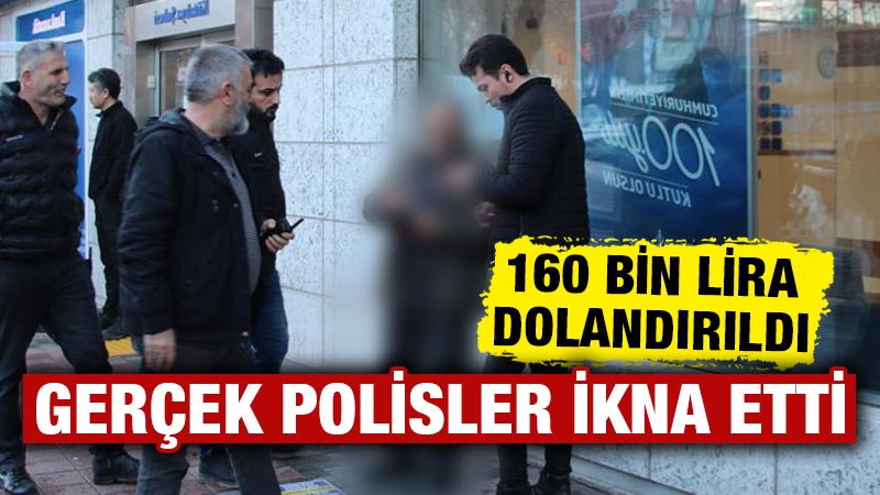 Kütahya’da telefonda kendisini polis