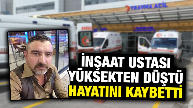 Kütahya’da çalıştığı binada yüksekten