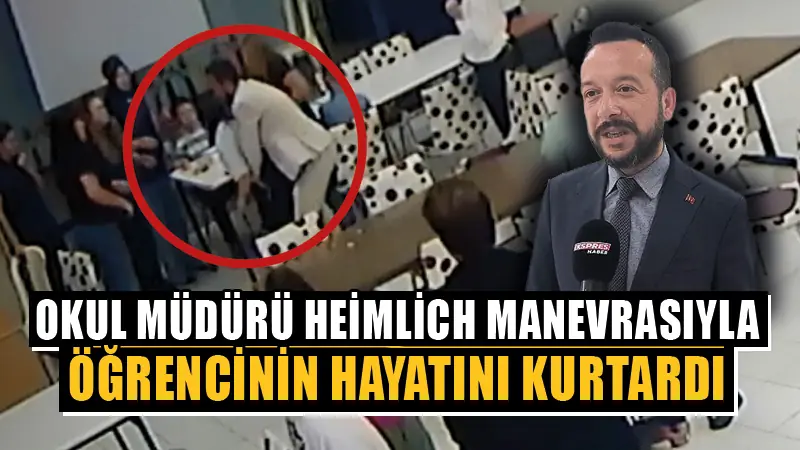 Kütahya’da okul müdüründen hayat kurtaran hamle