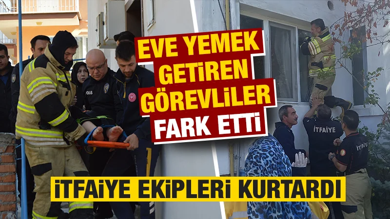 Kütahya'da, yalnız yaşadığı evde