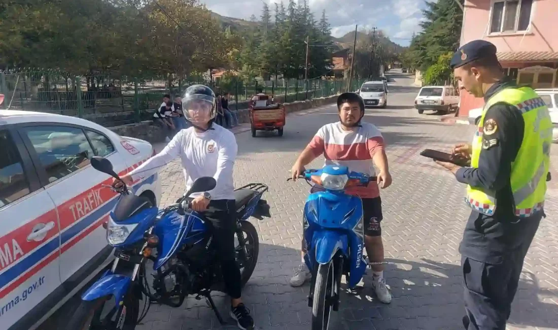 Kütahya’da jandarma ekipleri motosiklet