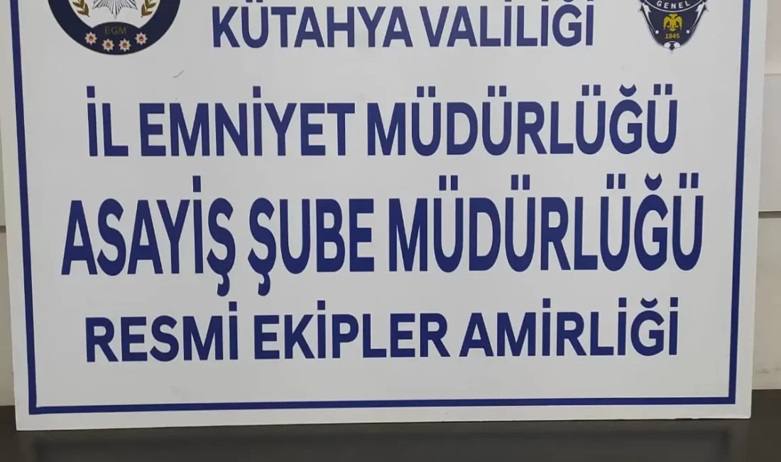 Kütahya’da yaya polis ekipleri