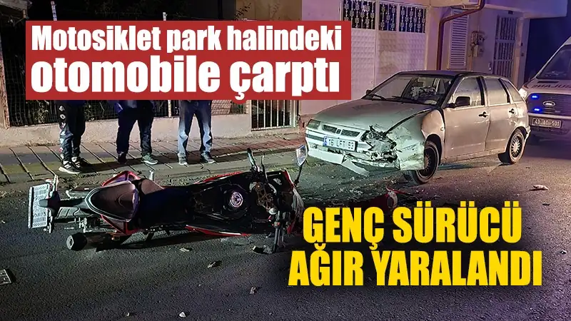 Kütahya’da, park halindeki otomobile