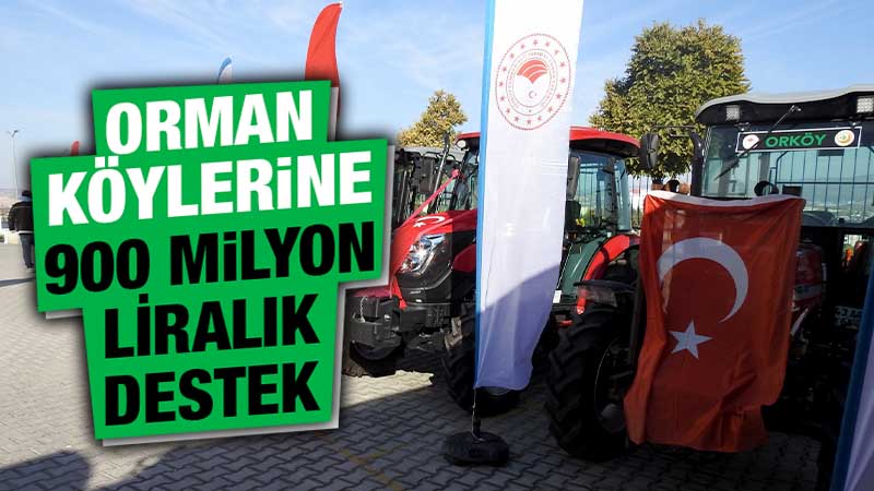 Kütahya'da orman köylerine yapılan